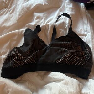 lululemon athletica Black Mesh Bralette
